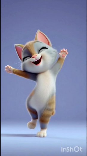 Funny Cat Dance | Cartoon Cat Dancing | Cute Kitty Dance Animation