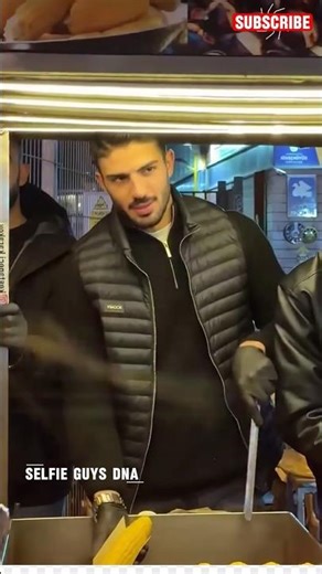 Handsome Guy Attractive Seller in Istanbul with Style #shorts