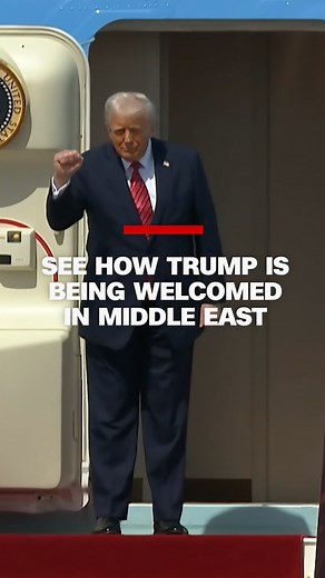See how Trump is being welcomed in Middle East