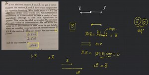 If we add two vectors \vec{A} and \vec{B}, we get a vector. Sup... | Filo