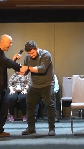 "He could not stop shaking my hand" #comedy #reels #hypnosis #comedyvideo #comedyvideos #reelsfacebook | Worlds Coolest Hypnotists