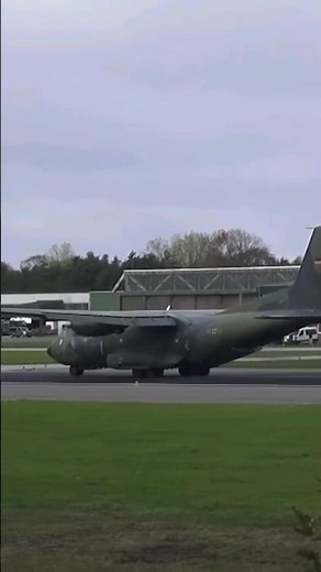 Landung der Transall C-160 des Luftwaffengeschwader #shorts #short #richthofen #flugzeuge #transall