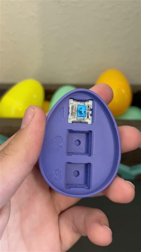 The Most Satisfying 3D Printed Clicker Egg #easter