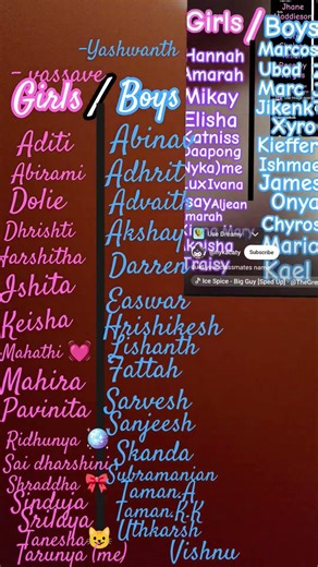 duet with your classmates names