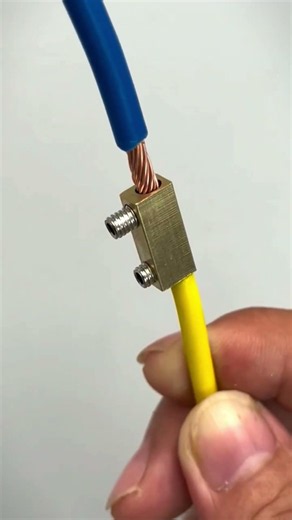 ⚡️🔌 Brass Screw Wire Connector & Heat Shrink Tubing — Safe Splices Without Tape!