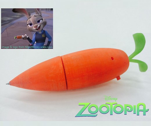 Zootopia(Disney) - Judy's Carrot Recorder Pen