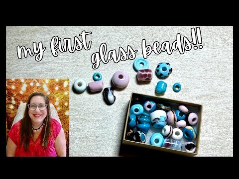 ⭐️How to Make Glass Beads⭐️studio vlog⭐️lampworking beads⭐️