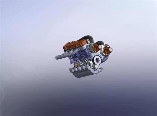 Animated V6 engine model in SolidWorks for better understanding | Rafferty Owen posted on the topic | LinkedIn