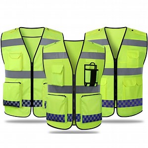 [Hot Item] Reflective Safety Vest for Night Visibility, High-Visibility Durable
