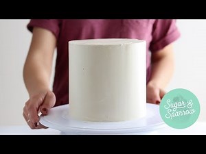 How To Frost A Smooth Buttercream Cake