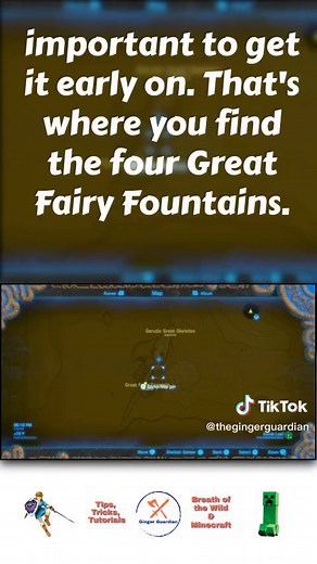 Breath of the Wild Great Fairy Fountains Locations