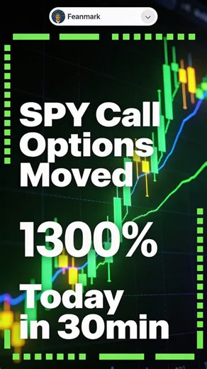 SPY Call Options Moved 1300% Today in 30min Wednesday January 21st 2026 gave traders another incredible 10x opportunity on SPY and SPX call options. 📈 The day was mostly quiet until a sudden surge in volume and price momentum around 2:26 PM Eastern Time completely changed the market’s direction. During that moment, the two‑minute chart showed a massive candle with volume nearly five to six times higher than the previous ones. That breakout was the clear signal to enter for call options, and the