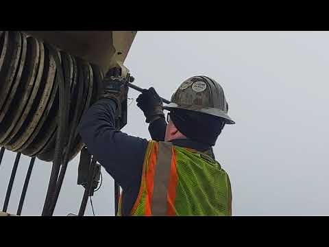 10 part block reeving 240 ton mobile crane