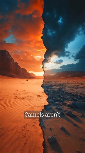 Camels didn’t originate in the Middle East—they evolved in North America 50 million years ago. After migrating across the Bering Land Bridge, they went extinct here but survived in Asia. #Ancienthistory #Storytelling #DidYouKnow #HistoryFacts #DocumentaryShort #WeirdHistory Read more: https://www.historicmysteries.com/science/camelops-north-american-camel/9414/ | Historic Mysteries