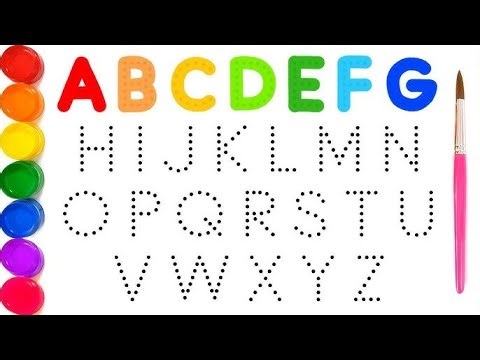 How To Write ✍️ Letters For Children-Teaching Writting ABC For Preschool - Learn Alphabet For kids