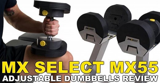 MX Select MX55 Adjustable Dumbbells Review: Read This Before Buying - King of the Gym