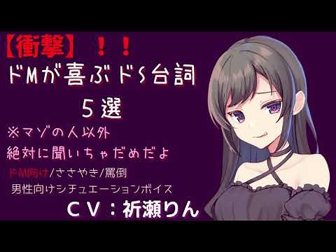 [ASMR] 'Shocking' 5 Sadistic Lines That Masochists Will Love [For Masochists/For Men/Situational ...