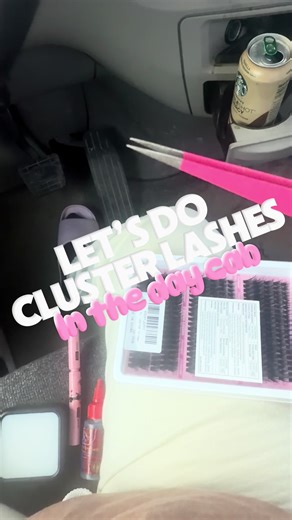 DIY Amazon lash clusters 💕#fyp #CapCut #truckher 🚛💨 | lash clusters