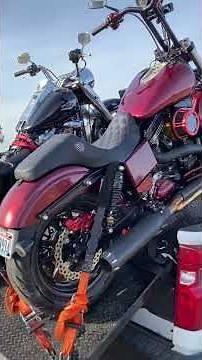 The most clever way to load your street bike in a pick up truck