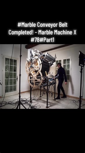 #Marble Conveyor Belt Completed! - Marble Machine X #78#Part1