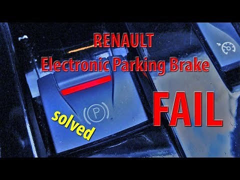 Renault megane electronic parking brake repair (read description) #ampgarage