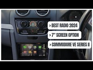 7" headunit HOLDEN COMMODORE VE series 2 2011 Install: with Wireless Apple Carplay & Camera FULL HD