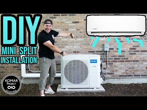 How to Install a DIY Mini Split Air Conditioning and Heat Unit. MR COOL 24K Split Unit