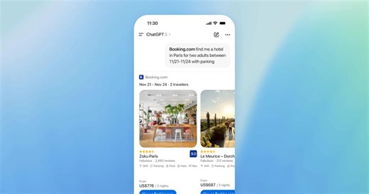 ChatGPT kann jetzt Apps wie Spotify oder Booking.com bedienen