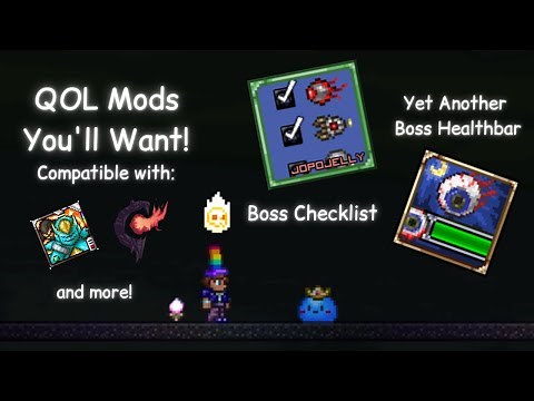 Boss Checklist and Healthbar Mods Quick Guide! Keep Track of Your Progress Easily