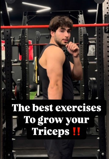Simple, easy & effective 🔥 • Wanna transform your body ⁉️-> Dm me for 1 on 1 coaching programs 🚀 • • • • • #fyp #gym #workout #bodybuilding ##fitness #triceps #hypertrophy #sciencebased