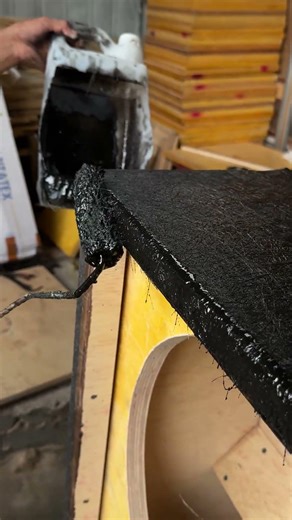 Resin fiber applications process #tutorial #woodworking #resin #fiber #epoxy