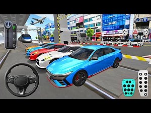 New Elantra N & All Supercars Vs Bullet Train - 3D Driving Class 2026 - Car Game - 3D Driving Class