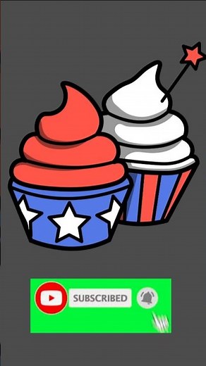 how to draw a cupcake step by step