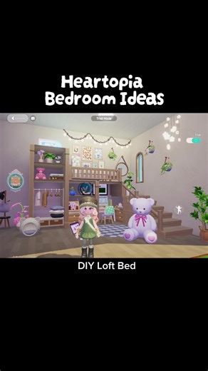 DIY Heartopia Loft Bed Tutorial for Creative Spaces