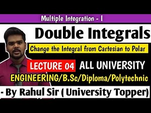 Double Integrals|Change the Integral from Cartesian to Polar|Lecture 04|Engineering Mathematics|