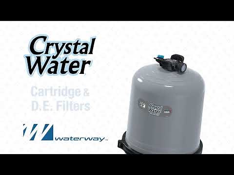 Waterway's Crystal Water Cartridge and DE Filters Video 2023