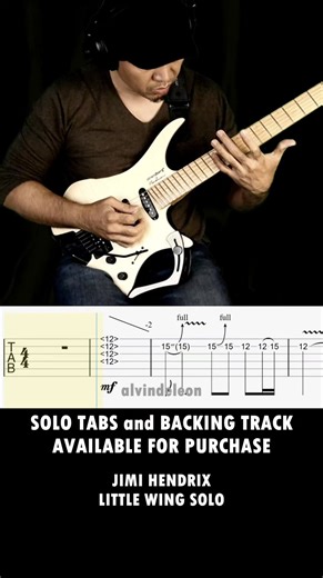 1.5K views · 52 reactions | JIMI HENDRIX LITTLE WING GUITAR SOLO TABS #jimihendrix #littlewing #guitarsolo #guitartabsdaily #guitartutorial #guitartabs #guitarcover #guitarpro #alvindeleon #guitarplayer #strandbergguitars #guitarsolocover #strandberg #tabs | alvin de leon | Facebook