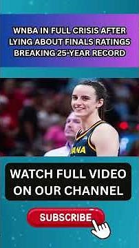 WNBA in FULL CRISIS After LYING About Finals Ratings Breaking 25 Year Record #WNBA #WNBADrama 3