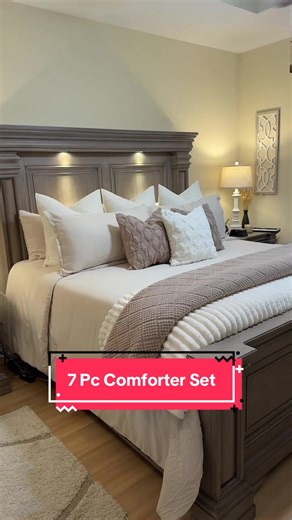 Superking Plus Size Beige Comforter Set