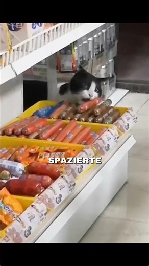 This cat's love for sausages has changed her life! #shorts