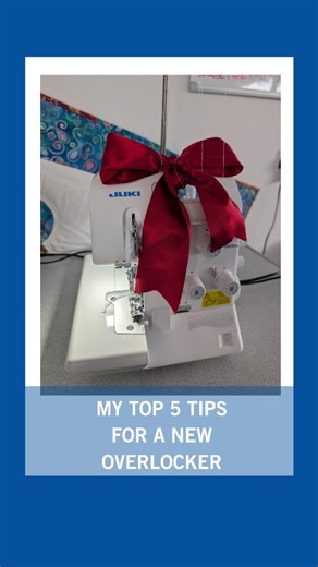 Did you get an overlocker for Christmas? I know it looks a bit scary but they're honestly brilliant little machines so get involved. Here are my top 5 tips for overlockers, and as always your manual is your friend so don't put it in a drawer and forget about it! We do classes at @franklinsipswich and other @franklinsgroup stores so come and join us for a class and get to grips with your new machine. You can go to the link in our bio or call 01473 221188 during shop hours to book on a class. See 