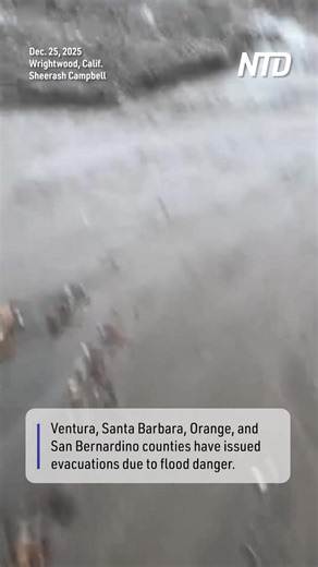 Wrightwood, California Residents captured the extent of damage after strong floods and storm conditions. | NTD News