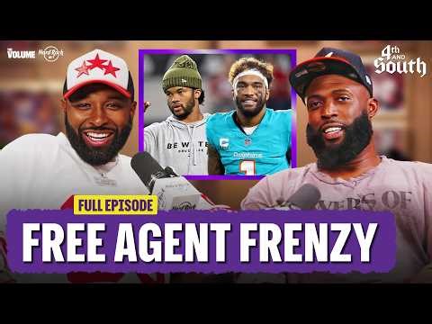 Jarvis Landry & Leonard Fournette REACT to NFL free agency & DEBATE Dolphins downfall | 4th & South