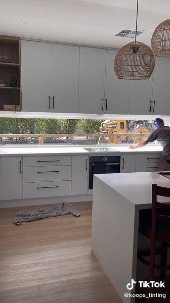 Residential Film Application for 3.5m Kitchen Splashback Window