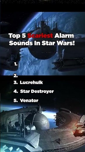 Top 5 Scariest Alarm Sounds In Star Wars!