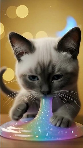 Cat vs Magical Slime 🌈🐱✨ Part 2