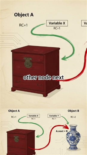 Python Reference Counting #python #referencrcounting #pythonreferencrcounting #circularreferences