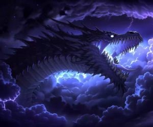 Lightning Dragon Live Wallpaper