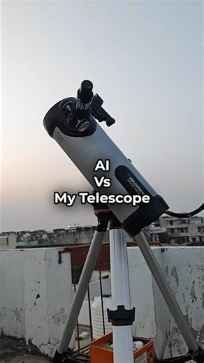 AI Vs My Telescope 🔭 Will AI Replace Astrophotography? #ai #artificialintelligence #astronomy #nasa