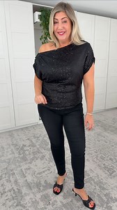 4.1K views · 12 reactions | This will look stunning on you ✨ Here is Natalie Angel from @letmetrybeforeyoubuy in our Liana Off Shoulder Top in black sequin  Let us know if you’d prefer the black or the emerald 殺 #stfrock #tryon #fashion #sydney #australia #australianfashion #springfashion #clothing | St Frock | Facebook